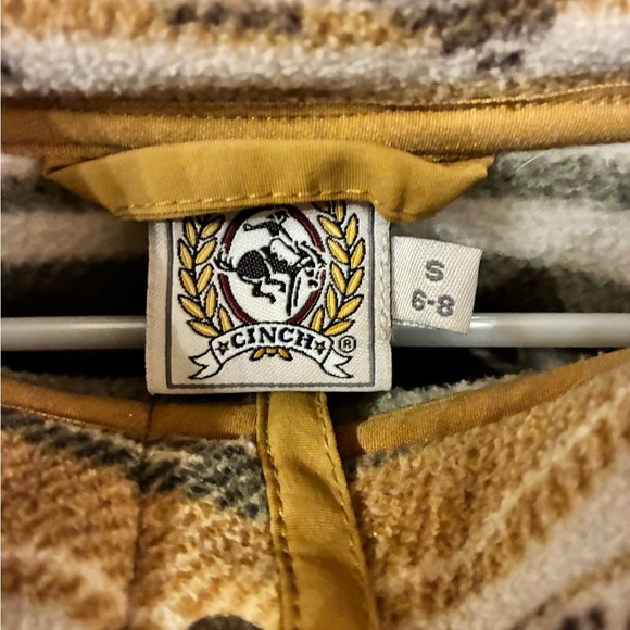 Cinch Boy's Striped Sweater - Green and Tan - Picture 3 of 5